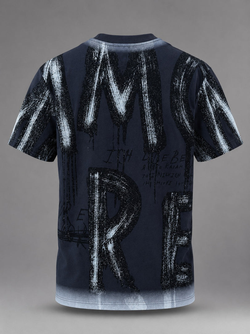 Eagle Acid-Wash Graphic Crew Tee