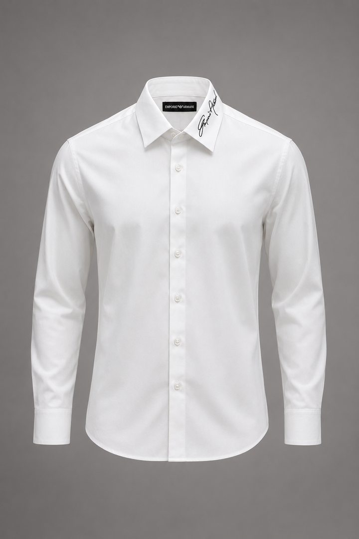 EA7 Script Collar Shirt