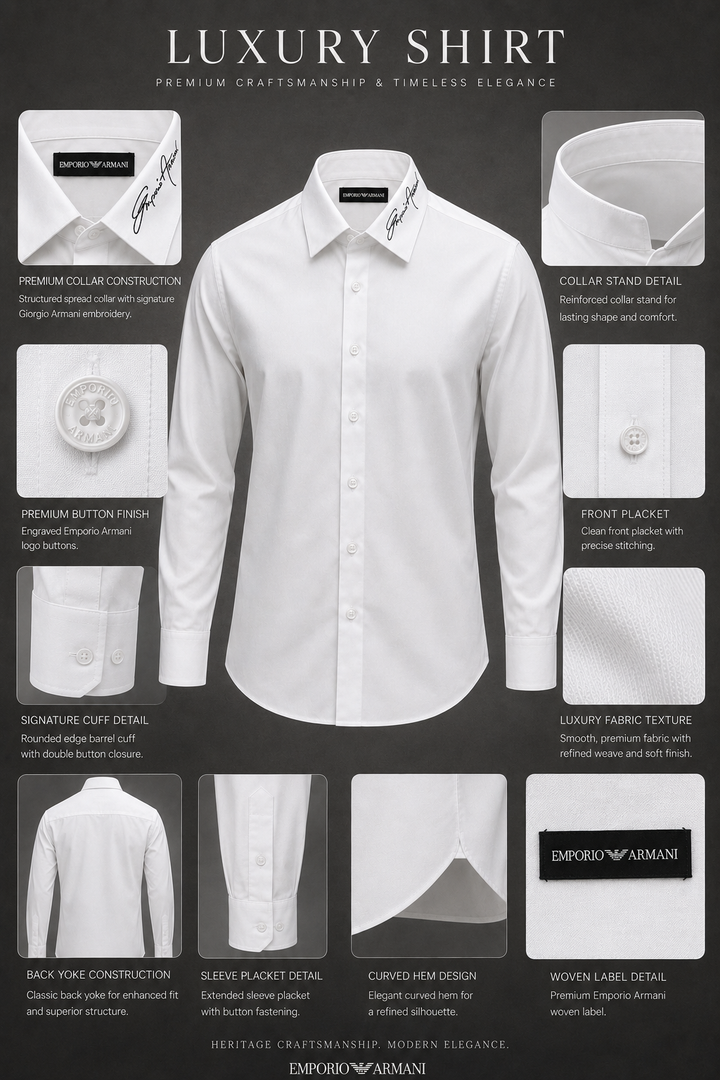 EA7 Script Collar Shirt