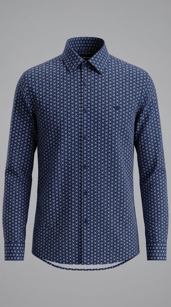 Emporio Armani Indigo Shirt