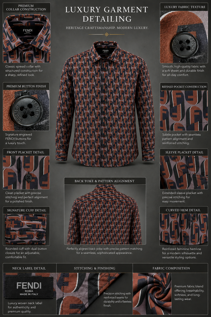 FENDI Crimson Shirt