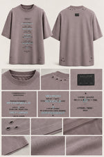 Load image into Gallery viewer, Heather Grey Exposed Underlay T-shirt