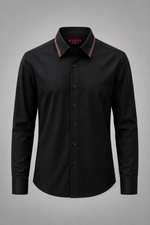 Load image into Gallery viewer, GG Ribbon Collar Shirt