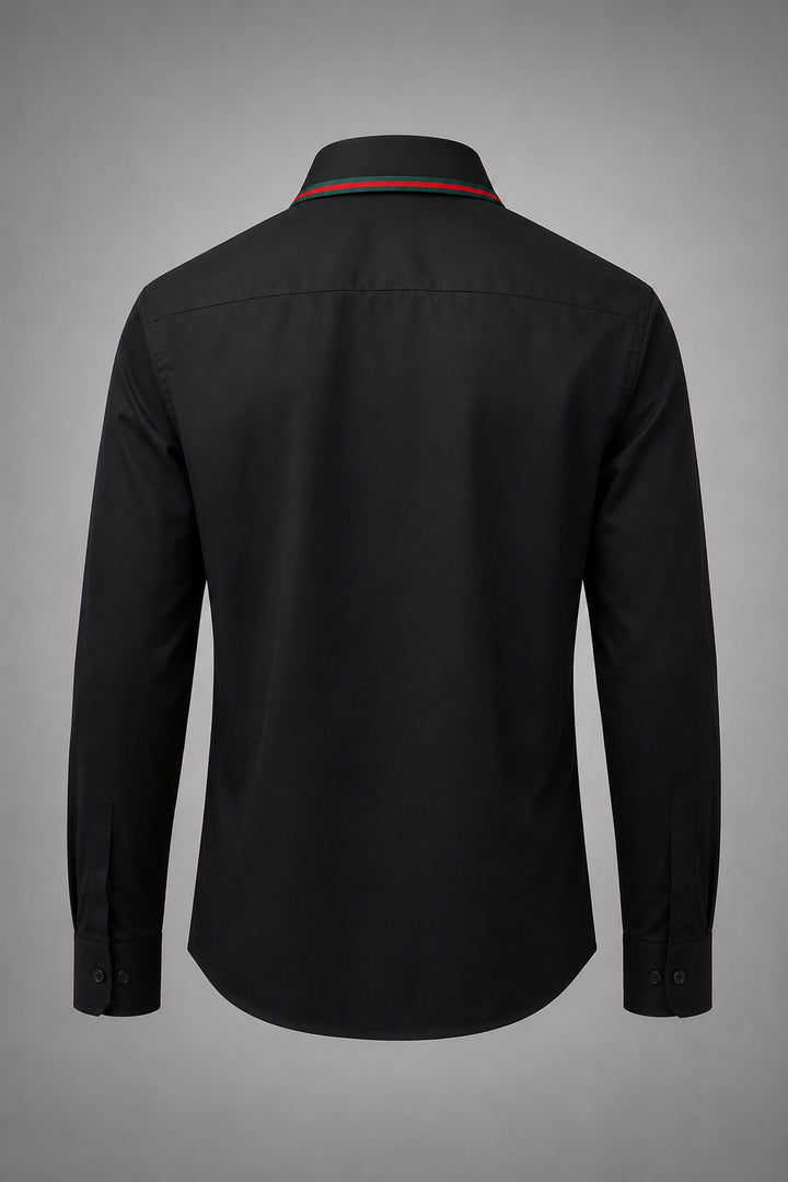 GG Ribbon Collar Shirt