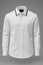 Load image into Gallery viewer, GG Ribbon Collar Shirt