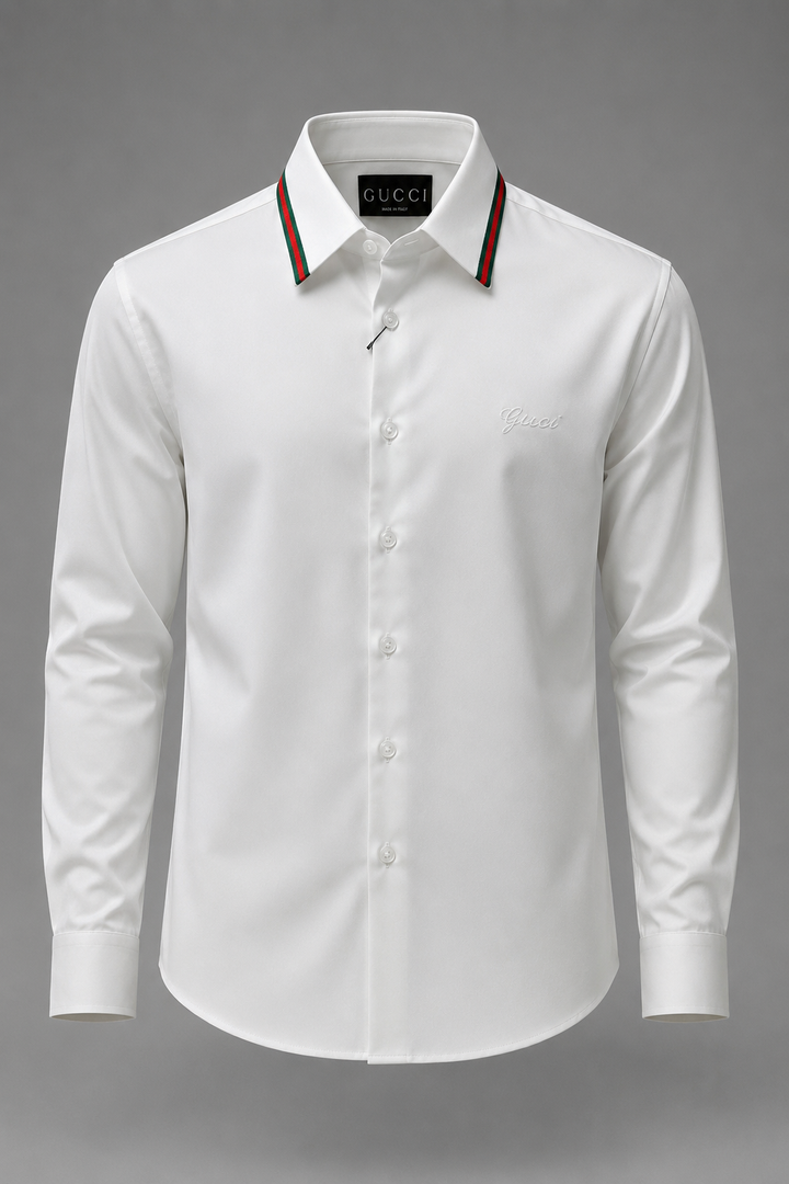 GG Ribbon Collar Shirt