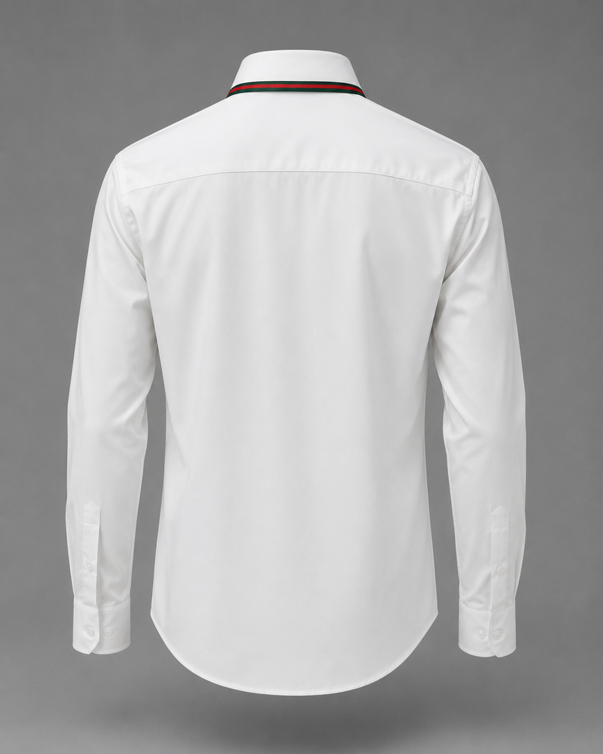GG Ribbon Collar Shirt