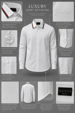Load image into Gallery viewer, GG Ribbon Collar Shirt