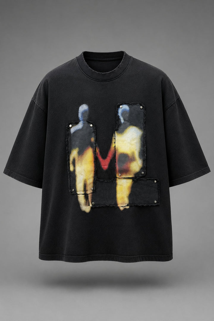 The Interlinked Patchwork Rivet Tee