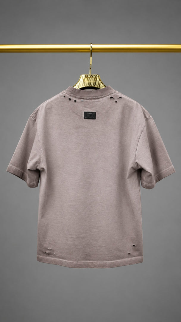 Heather Grey Exposed Underlay T-shirt
