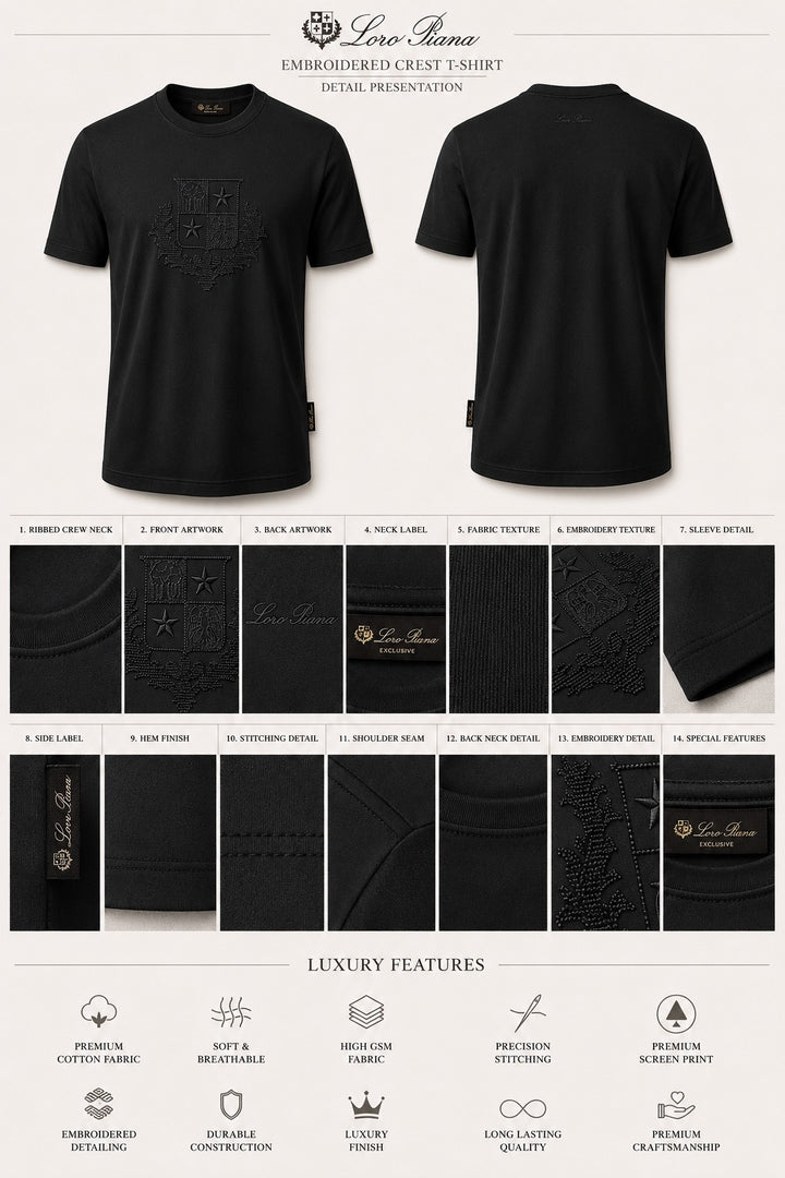 Loro Piano Imperial Crest Tee