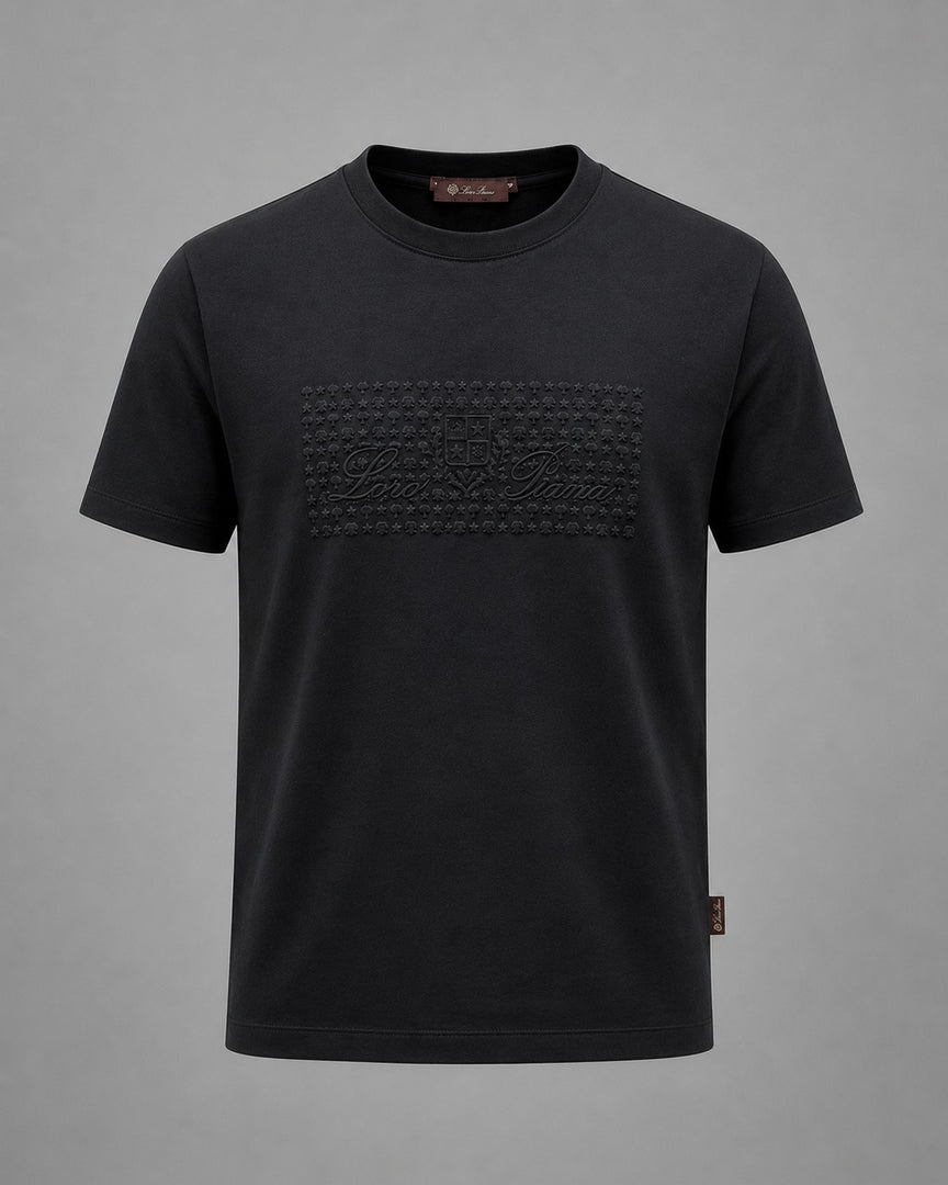 Carbon Matte Textured Shield Tee