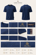 Load image into Gallery viewer, Deep Navy Textured Shield Tee