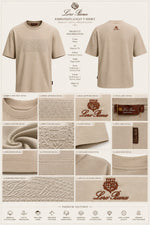 Load image into Gallery viewer, Loro Piano Desert Sand Textured Shield Tee
