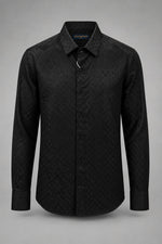 Load image into Gallery viewer, LV Monogram Jacquard Silk-Blend Shirt