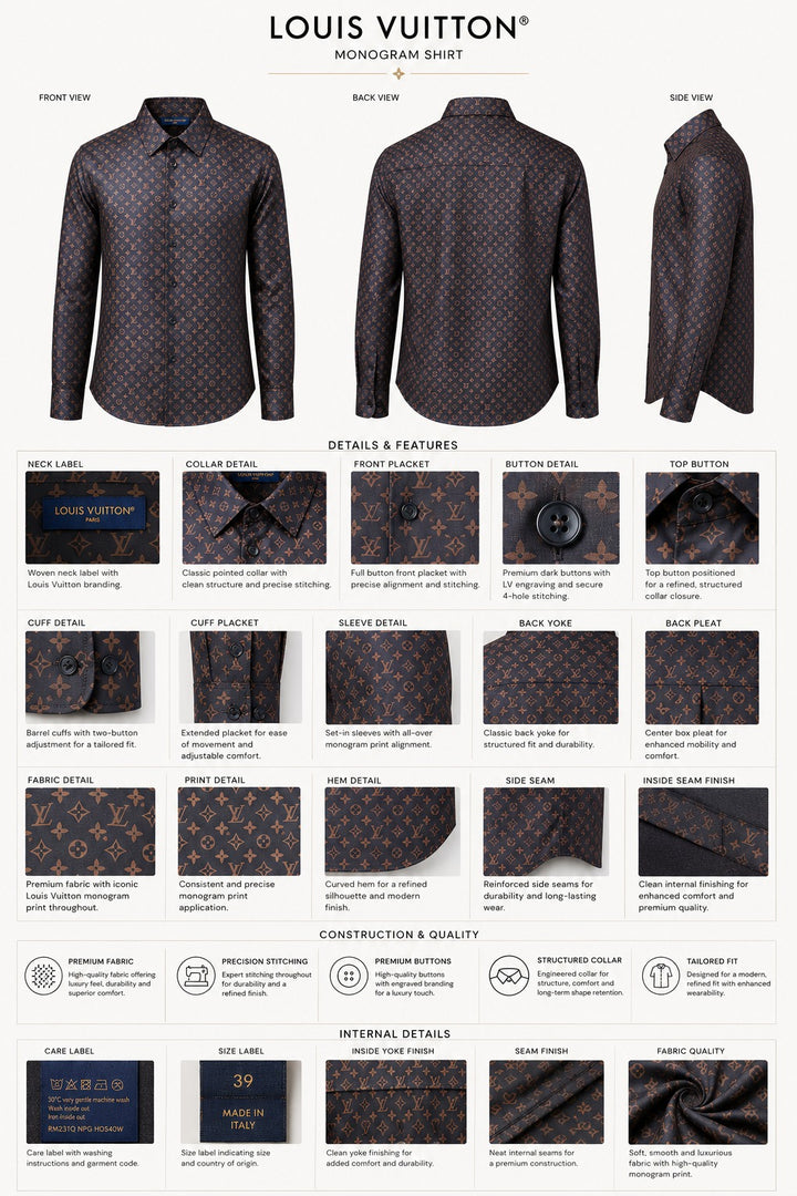 Mochaccino Roasted Tailored Button-Down Shirt