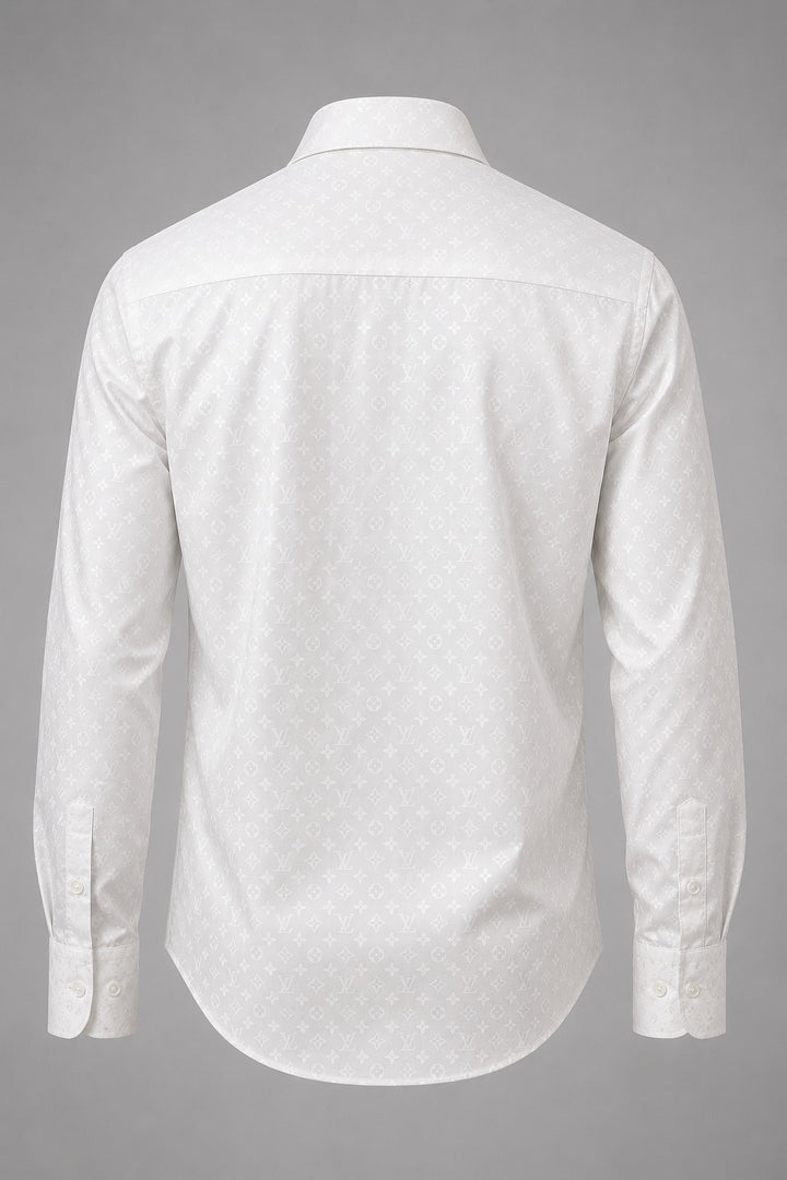 Louis Optic White Tone-on-Tone Monogram Top