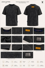 Load image into Gallery viewer, Obsidian-Wash Monogram Statement Tee