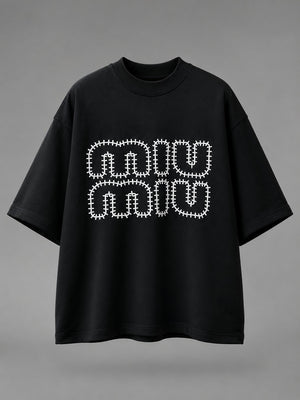 "Miu Miu" Whipstitch Tee