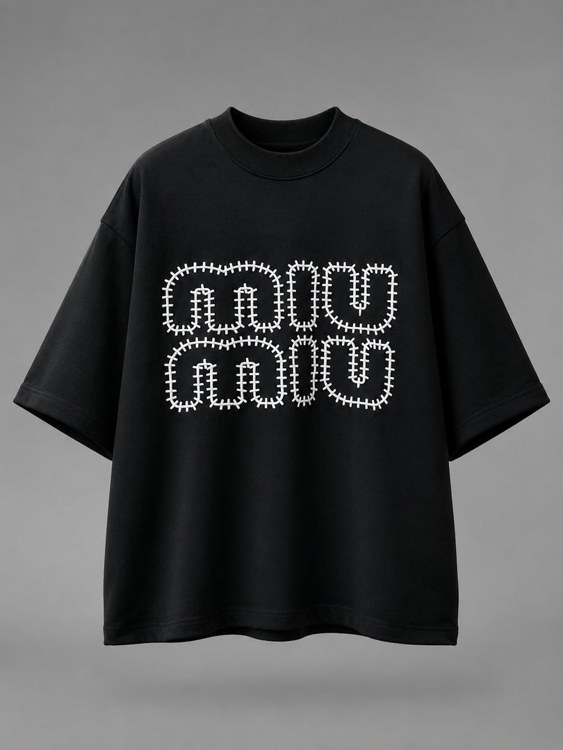 "Miu Miu" Whipstitch Tee