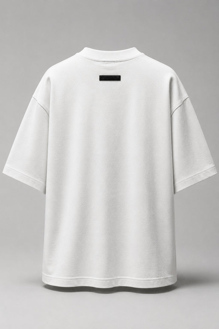 Dual Silhouette Chenille Oversized T-shirt