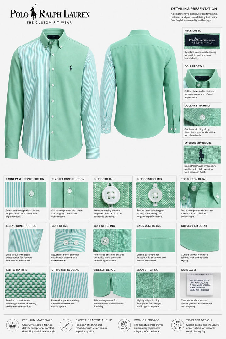 Hybrid Identity Stripe Oxford Shirt