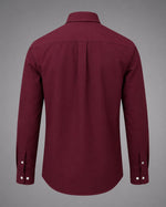 Load image into Gallery viewer, PRL Burgundy Fine Cotton Oxford Shirt