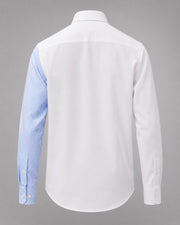 Optic White Blocking Multi-Stripe Oxford