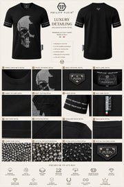 Split-Gothic Matrix Nocturne Crystallized Tee