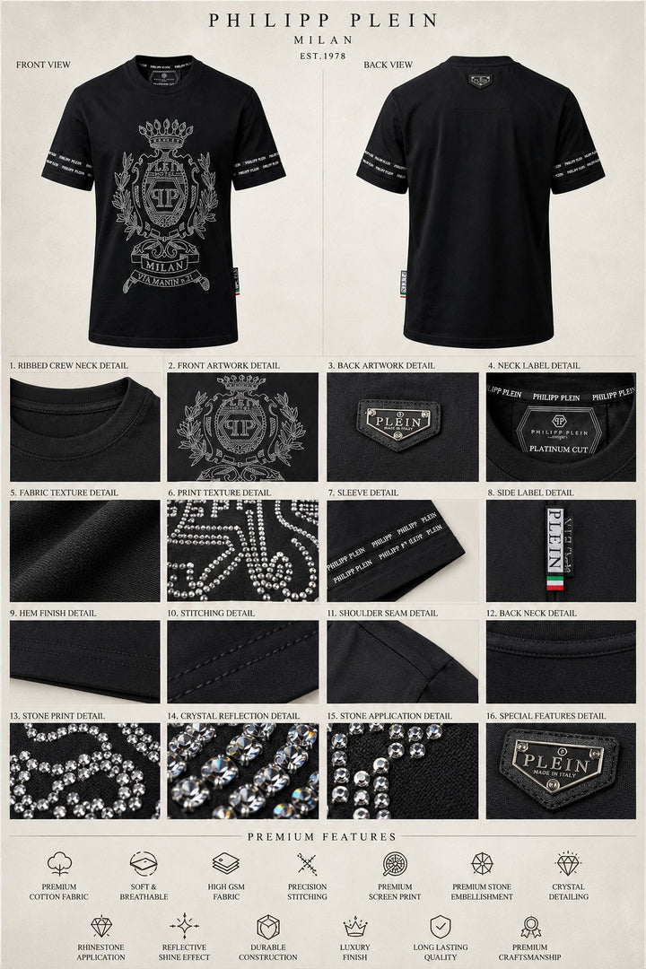 The Crystal Cartel Crest Tee