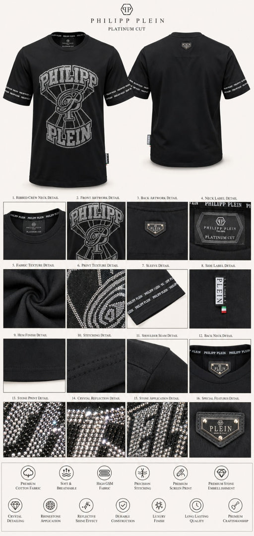 Iron Block Typo Crystal Tee