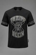 Load image into Gallery viewer, Iron Block Typo Crystal Tee