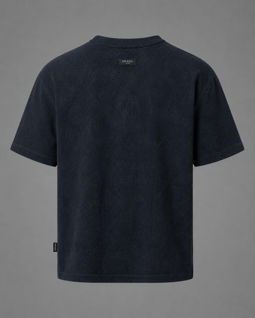Washed Charcoal Allover Insignia Tee