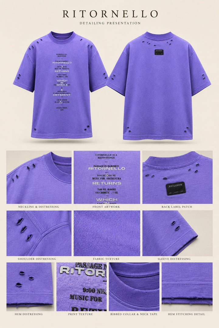 Vibrant Ultraviolet Structural Lyric Tee
