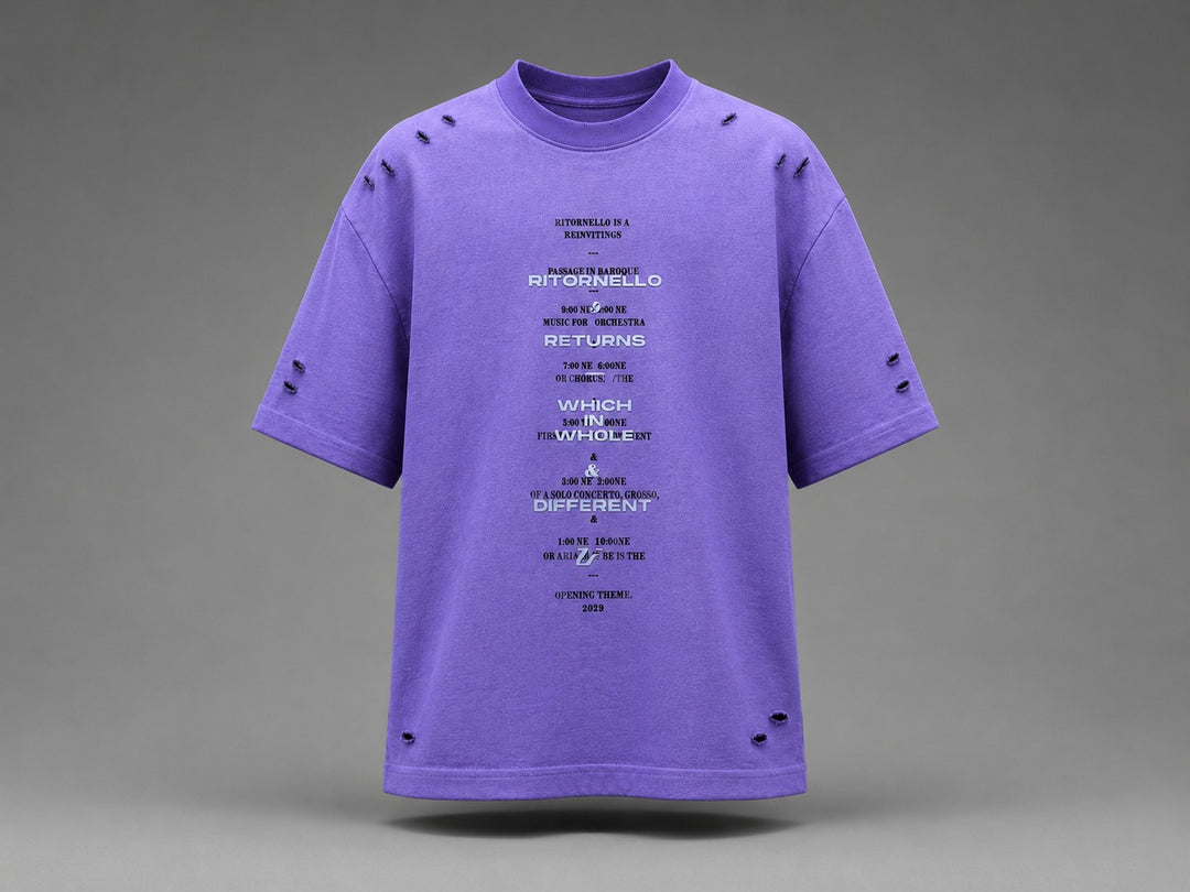 Vibrant Ultraviolet Structural Lyric Tee