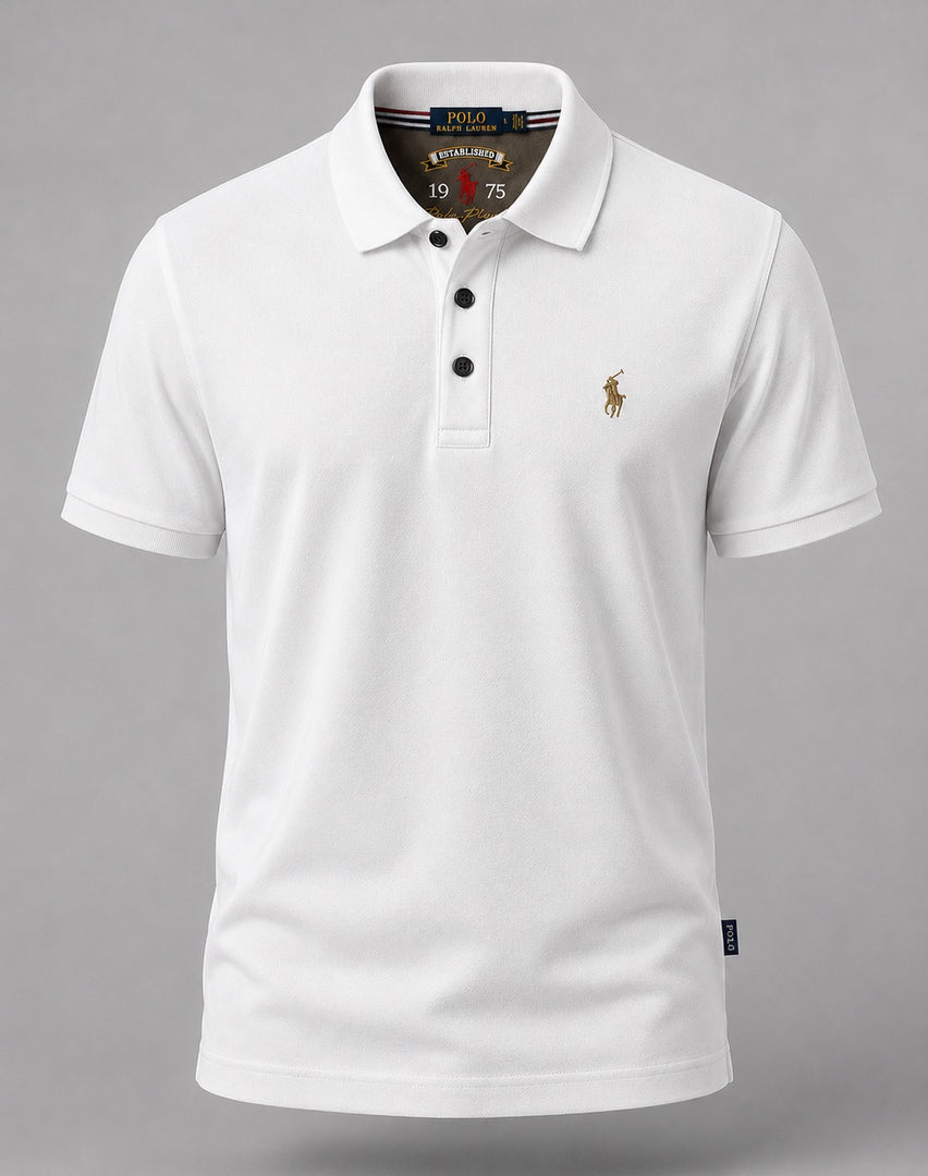 Polo Ralph Lauren Heritage Optic White Polo Tee