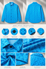 Load image into Gallery viewer, Azure Monogram Atelier Shirt