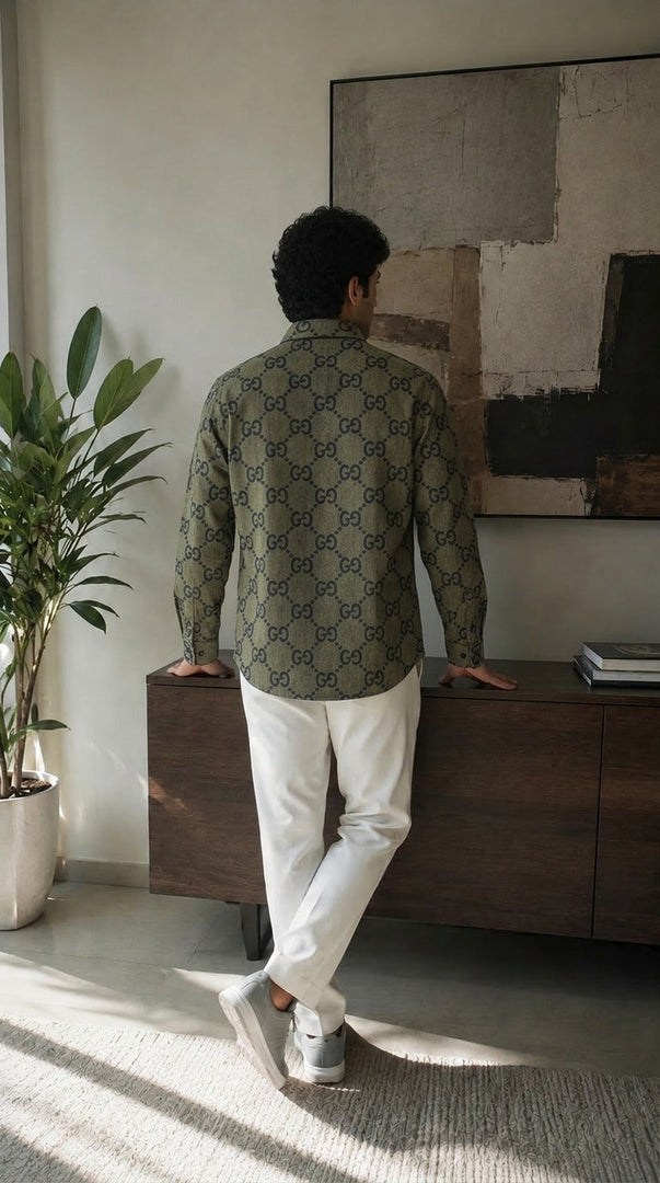 Twill Signature Button-Down Shirt