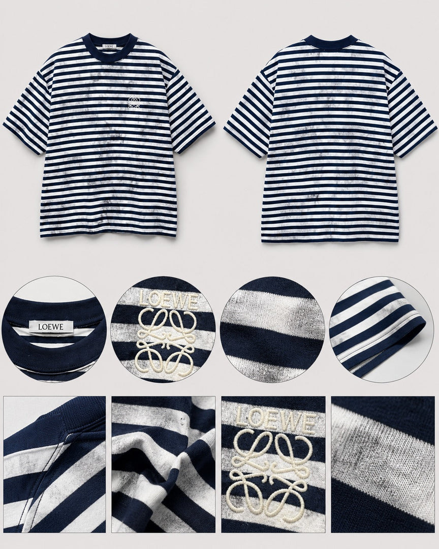 Eclipse Stripe Oversized Tee