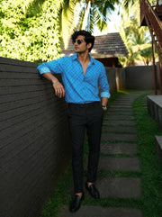 Azure Monogram Atelier Shirt