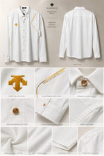 Load image into Gallery viewer, Descente Linear Crest Shirt