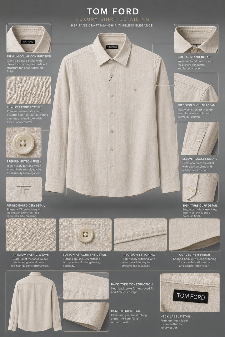 T om For d Linen Shirt