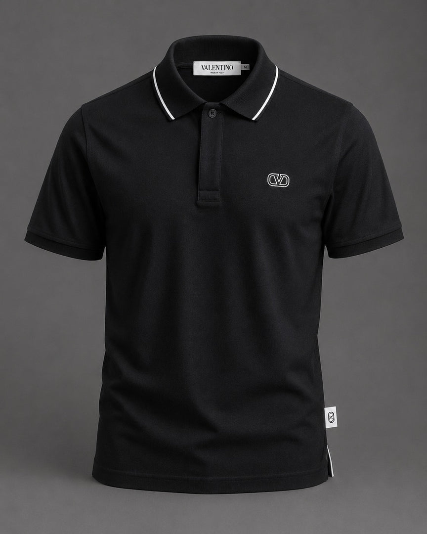 Valentino Nox Pique Polo