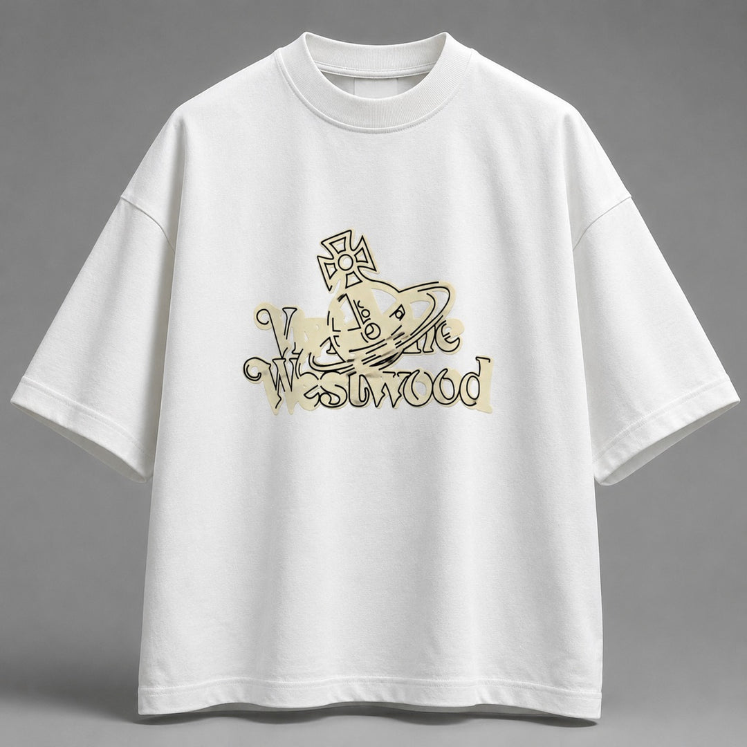 The "Vivienne Westwood" Cream-Core Outline Tee