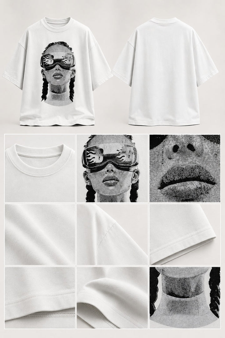 Thermal Reflection Graphic Top