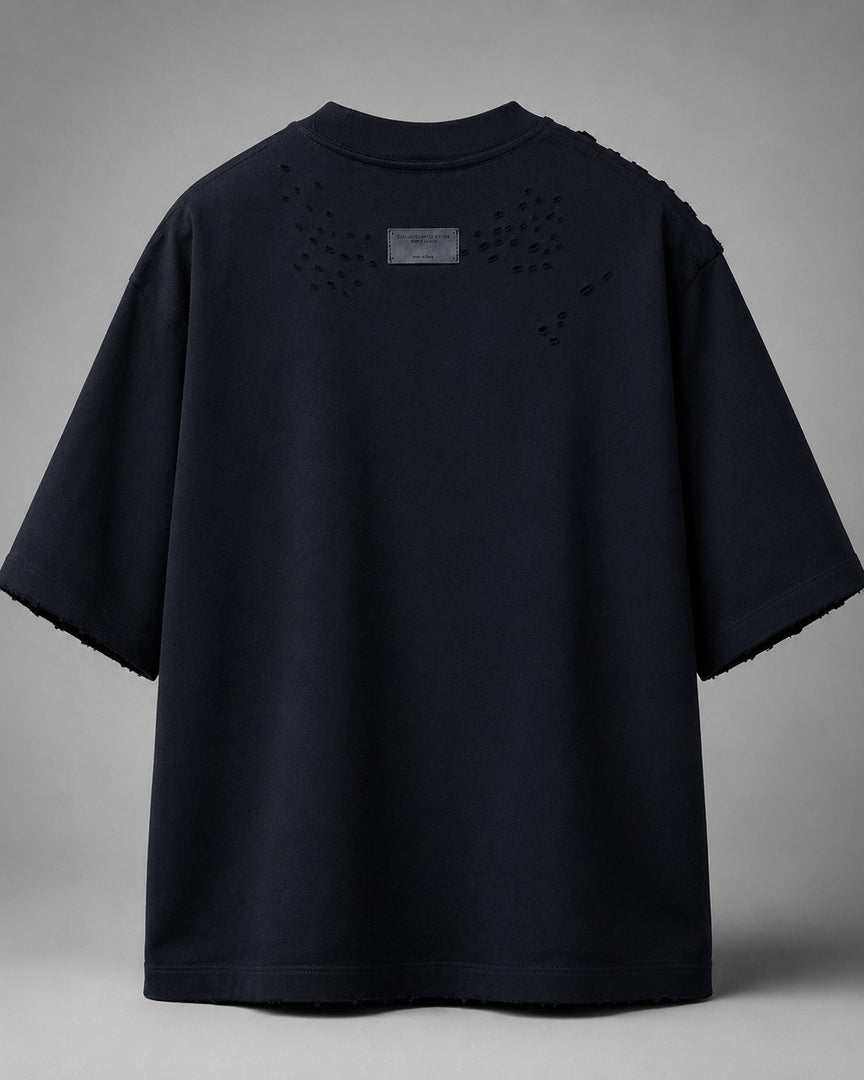 Matte Midnight Structural Stud T-shirt