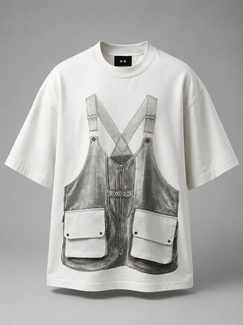 Harness Vest Oversized Boxy Crew