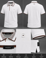 Load image into Gallery viewer, The Alabaster Espresso Linear Polo