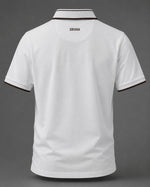Load image into Gallery viewer, The Alabaster Espresso Linear Polo